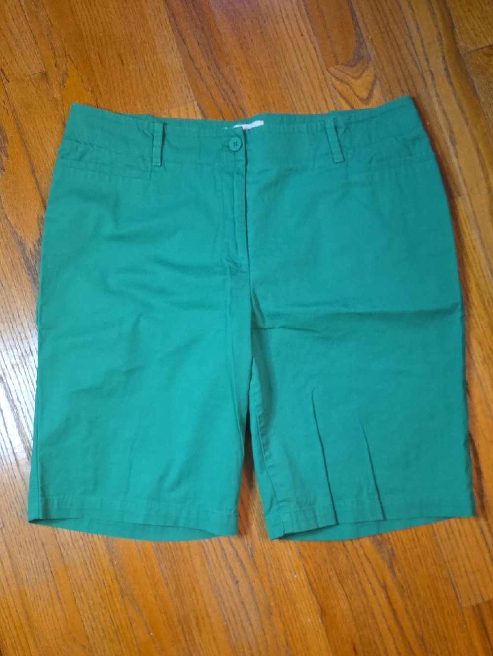 TALBOTS Size 12 Kelly Green Shorts